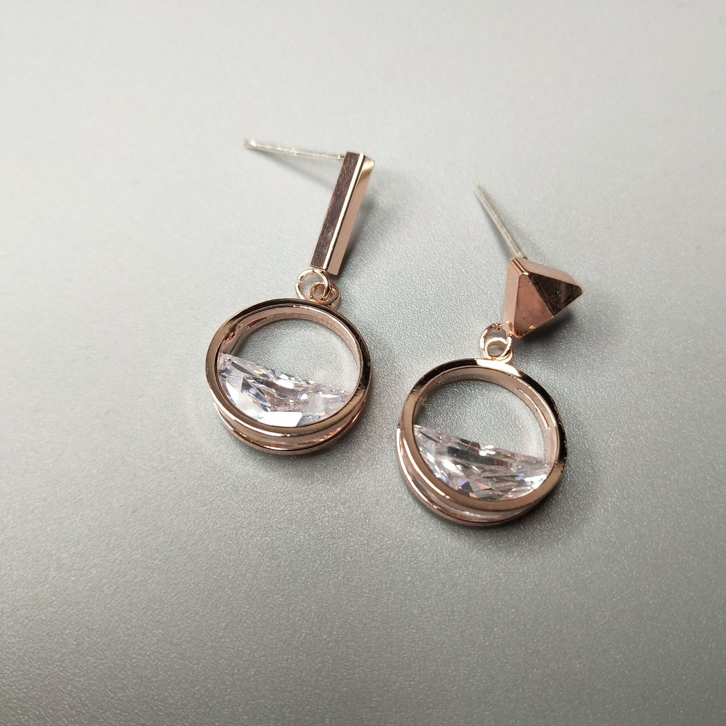 S925 Sterling Silver Zircon Diamond Earrings – Elegant Luxury Studs for Women | Save 10% Today