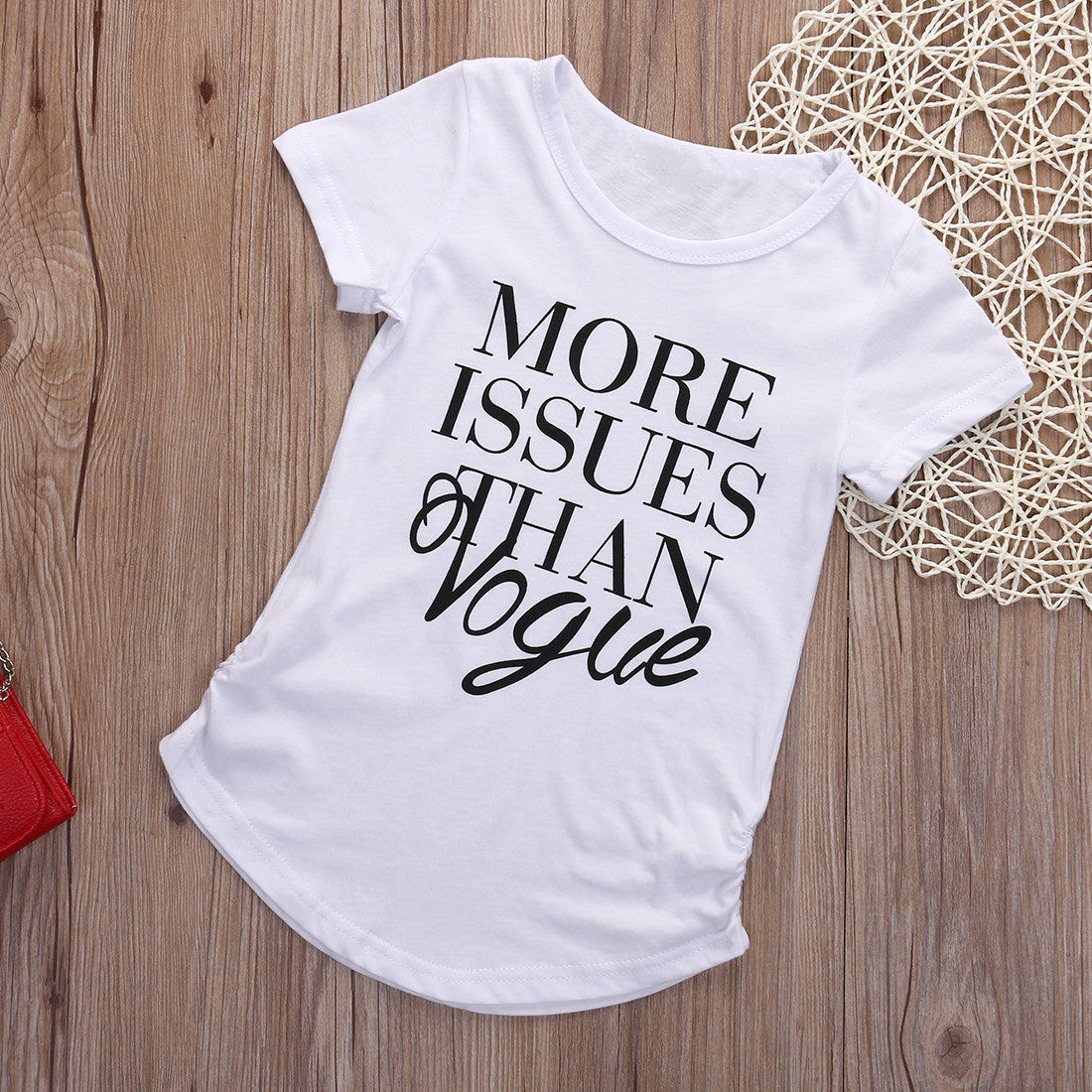Girls Summer Black & White Letter Print Tee – Soft, stylish, and perfect for everyday wear. Save 30% today!