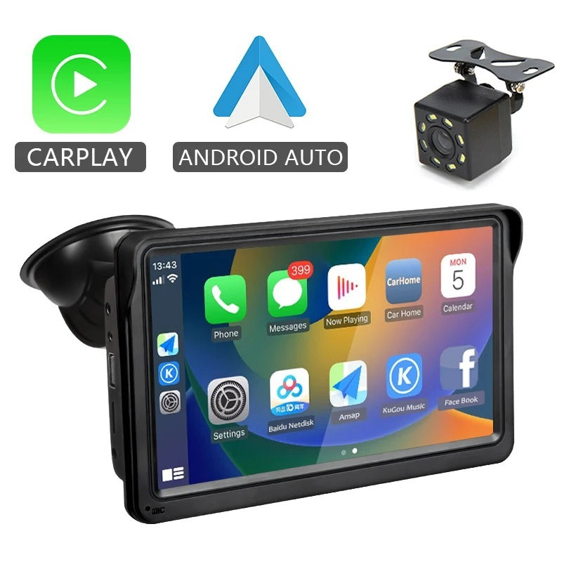 7" Car Entertainment Display – Wireless CarPlay + Android Auto Ready - SAVE UPTO $208