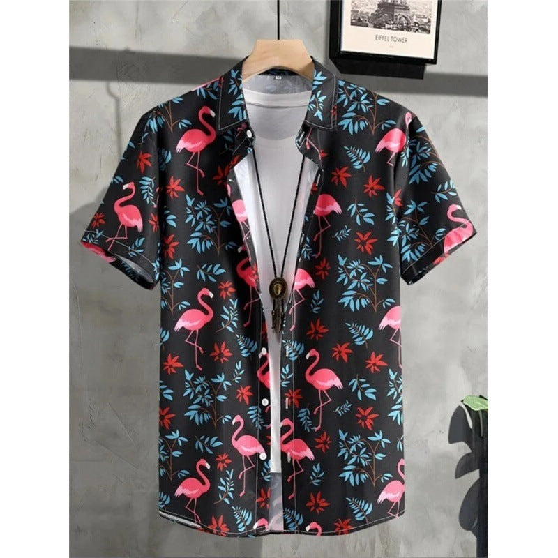 Men’s 3D Printed Hawaiian Beach Shirt – Vibrant Summer Short Sleeve Style | Save 20% Today!