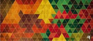 Large Geometric Gaming Mouse Pad – Desk Mat