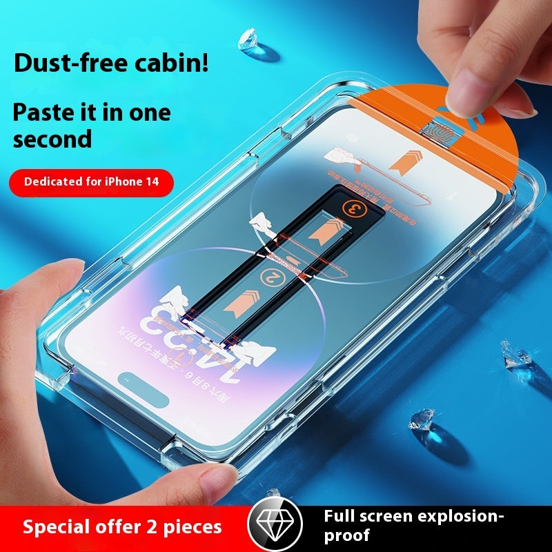 “Privacy Screen Protector for iPhone – Full Coverage, Dust-Free, Easy Application"
