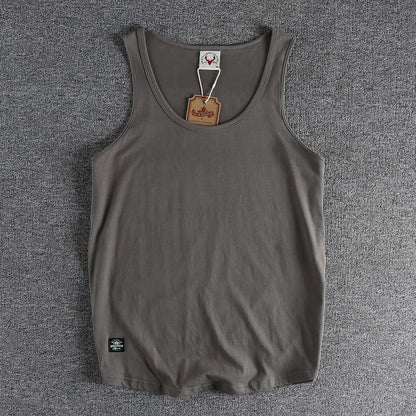 Men’s Summer Slim-Fit Cotton Tank Top | Save 20% Today!