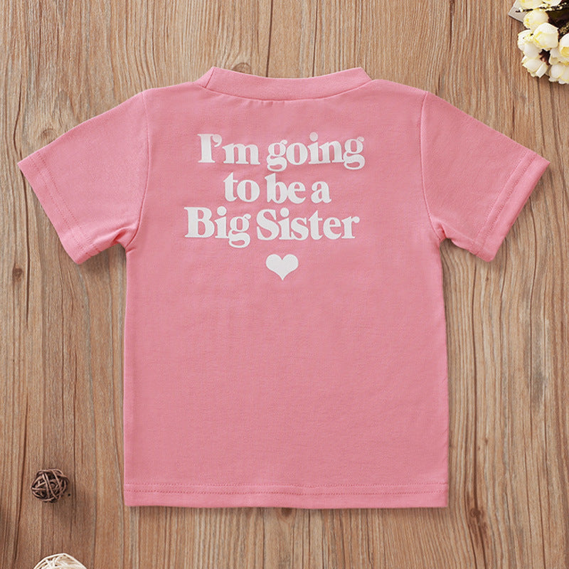 Girls Casual Heart & Letter Print Tee – Cute, comfy, and perfect for summer days. Save 30% today!