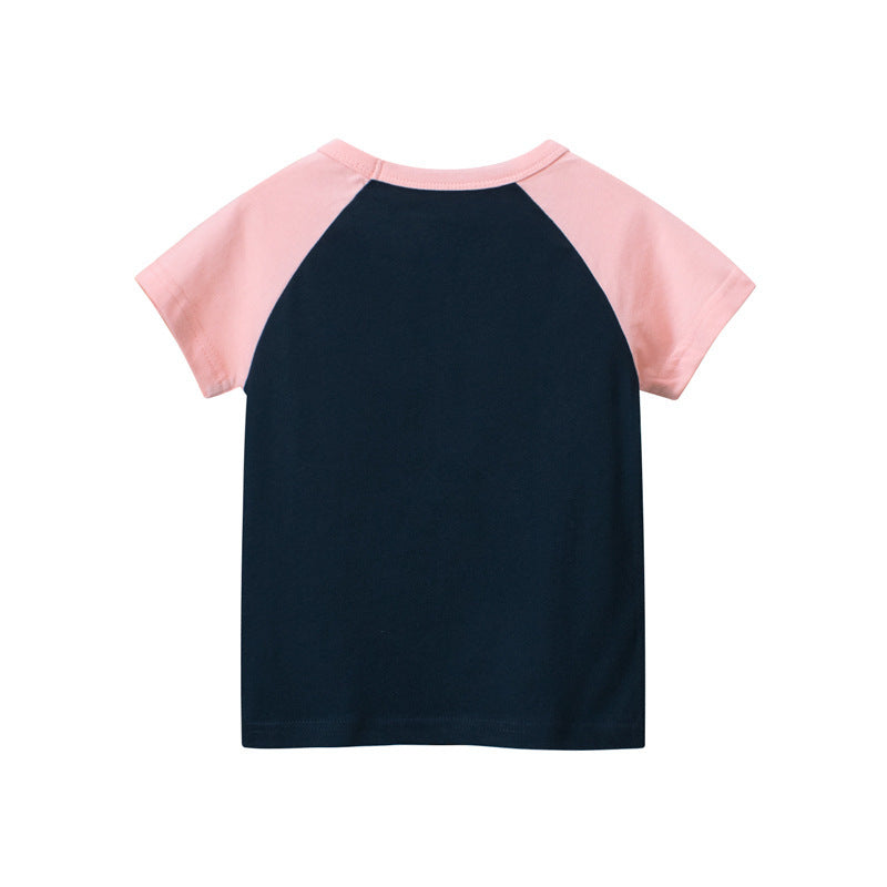 Girls Letter Print Short Sleeve Tee – Cute, comfy, and perfect for everyday wear. Save 30% today!