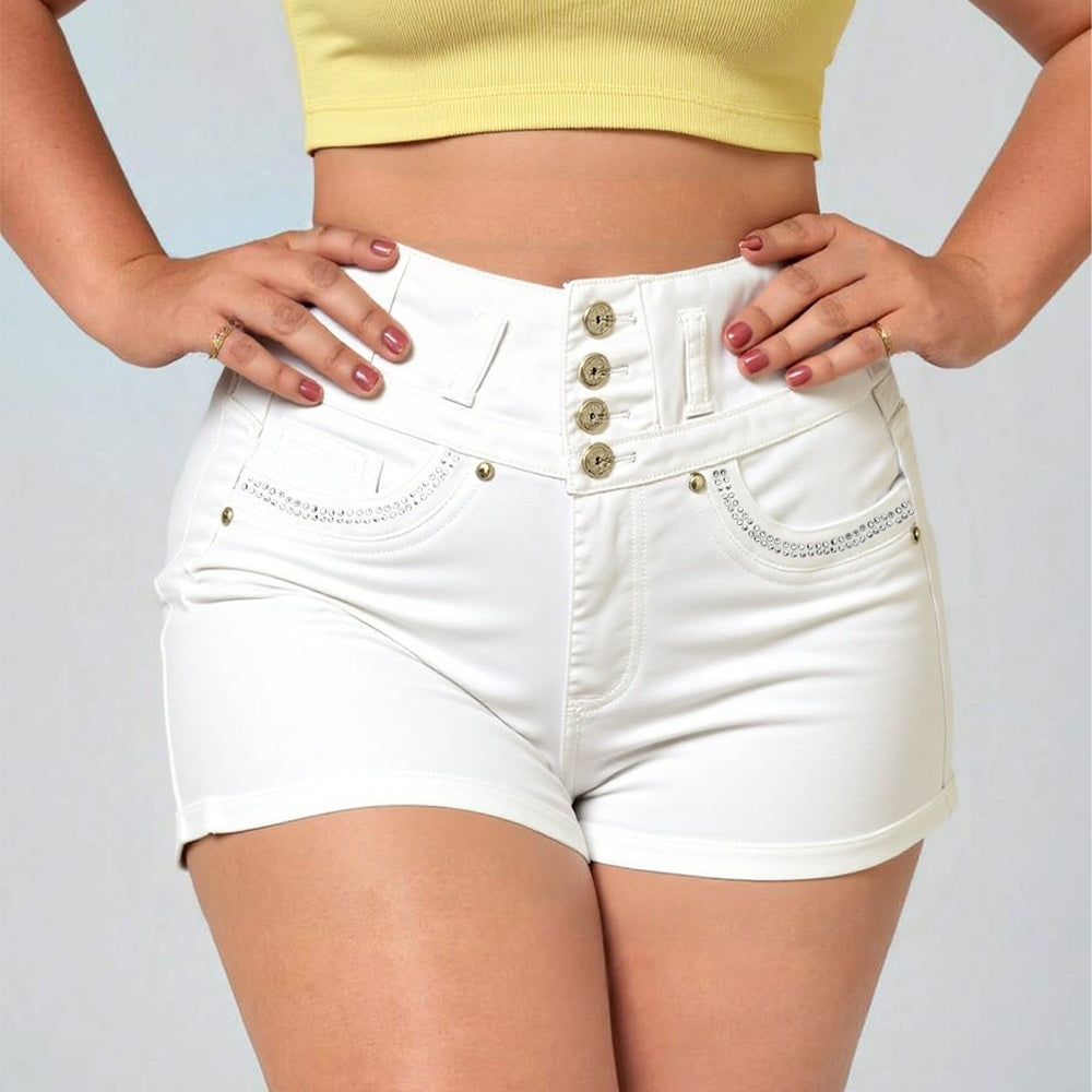 Hot Girl Summer White Denim Shorts – Save 20% Off Today!