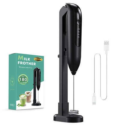 Rechargeable Wireless Handheld Mixer – Egg Beater & Foam Maker for Home Use