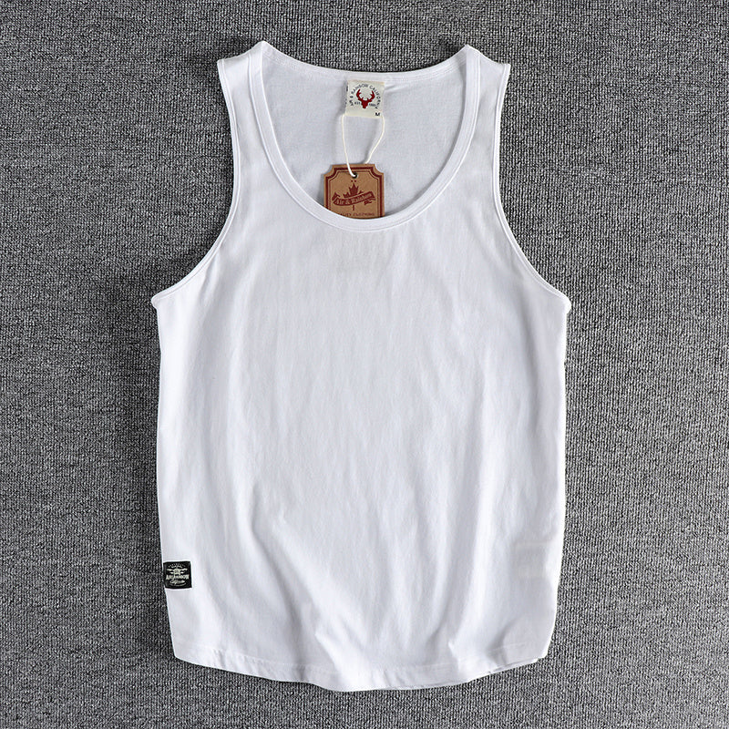 Men’s Summer Slim-Fit Cotton Tank Top | Save 20% Today!