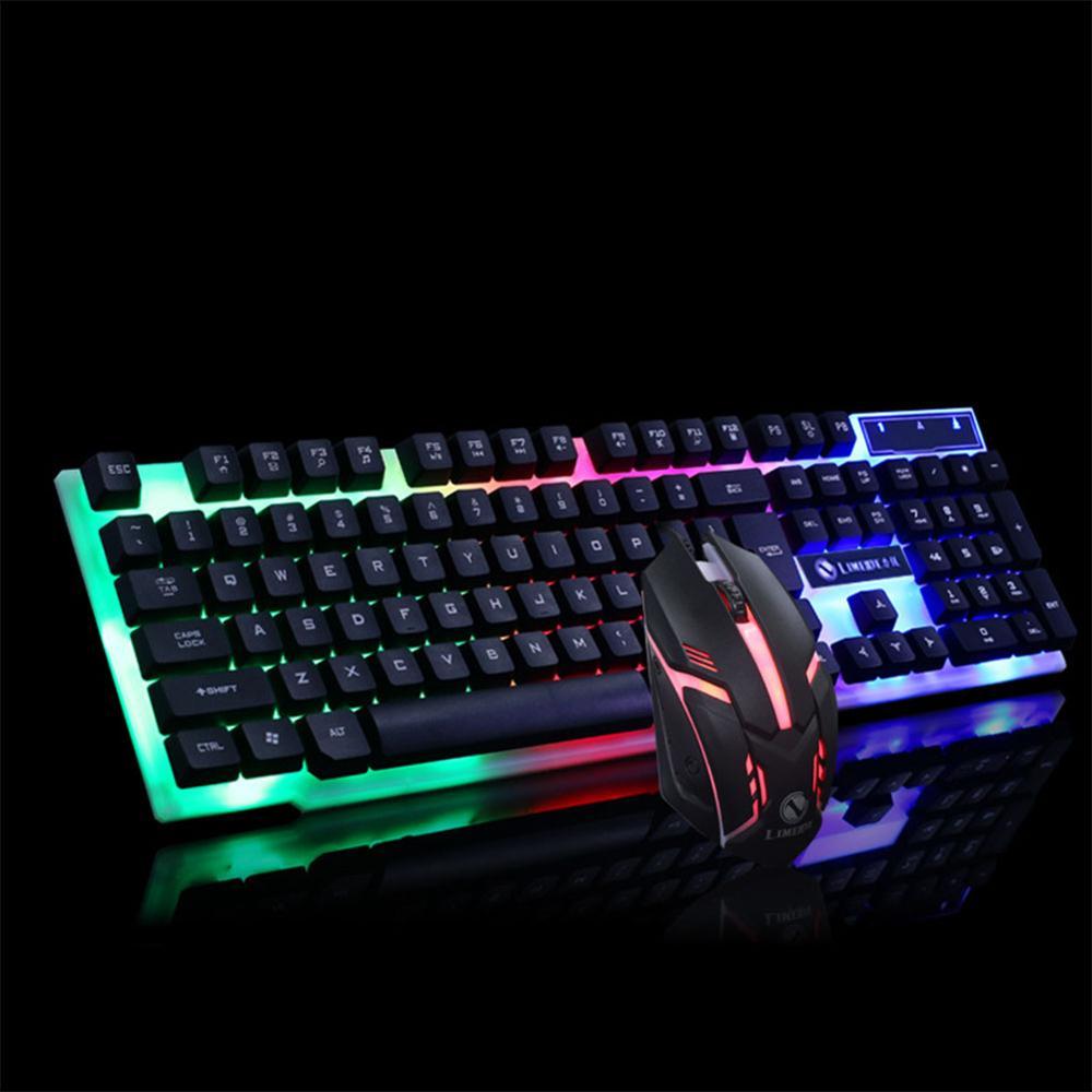 GTX300 Glowing Gaming Keyboard & Mouse Set