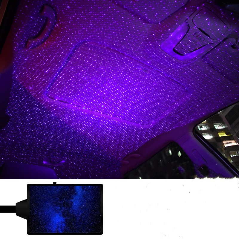 Starry Sky LED Projector – USB Car & Room Light