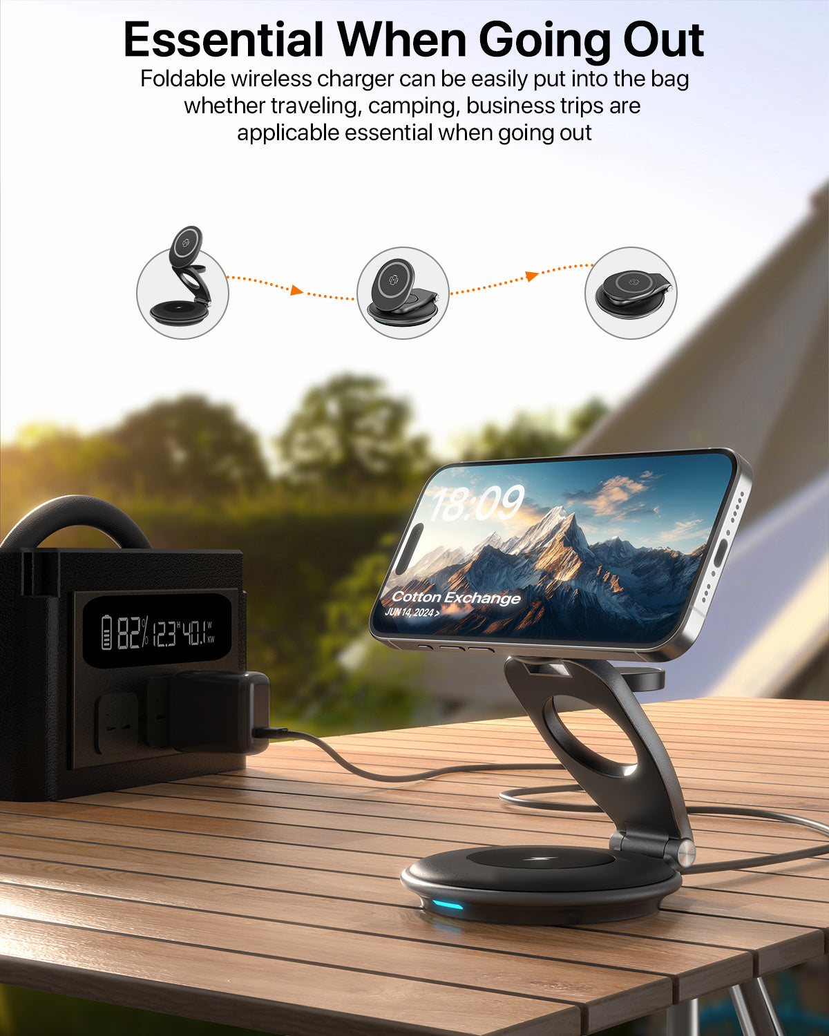 3-in-1 Foldable MagSafe Wireless Charger – 30W Charging Station for Multiple Devices - SAVE $85