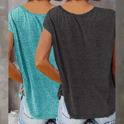 2-Pack Women’s V-Neck Tank Tops | Save 20% Today!
