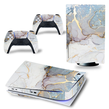 White PS5 Vinyl Decals – Console & Controller Skins