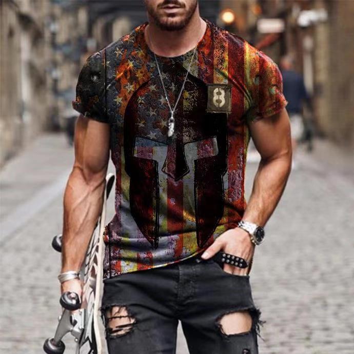 Men’s Retro Print Tee – Casual Summer Streetwear | Save 20% Today!