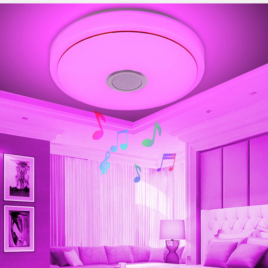 Smart Color-Changing Ceiling Light with WiFi & Bluetooth