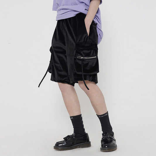Men’s Summer Velvet Cargo Shorts | Save 20% Today!