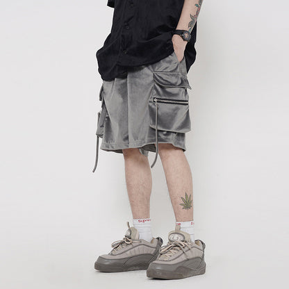 Men’s Summer Velvet Cargo Shorts | Save 20% Today!