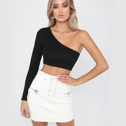 One-Shoulder Cropped Tee | Save 20% Today!