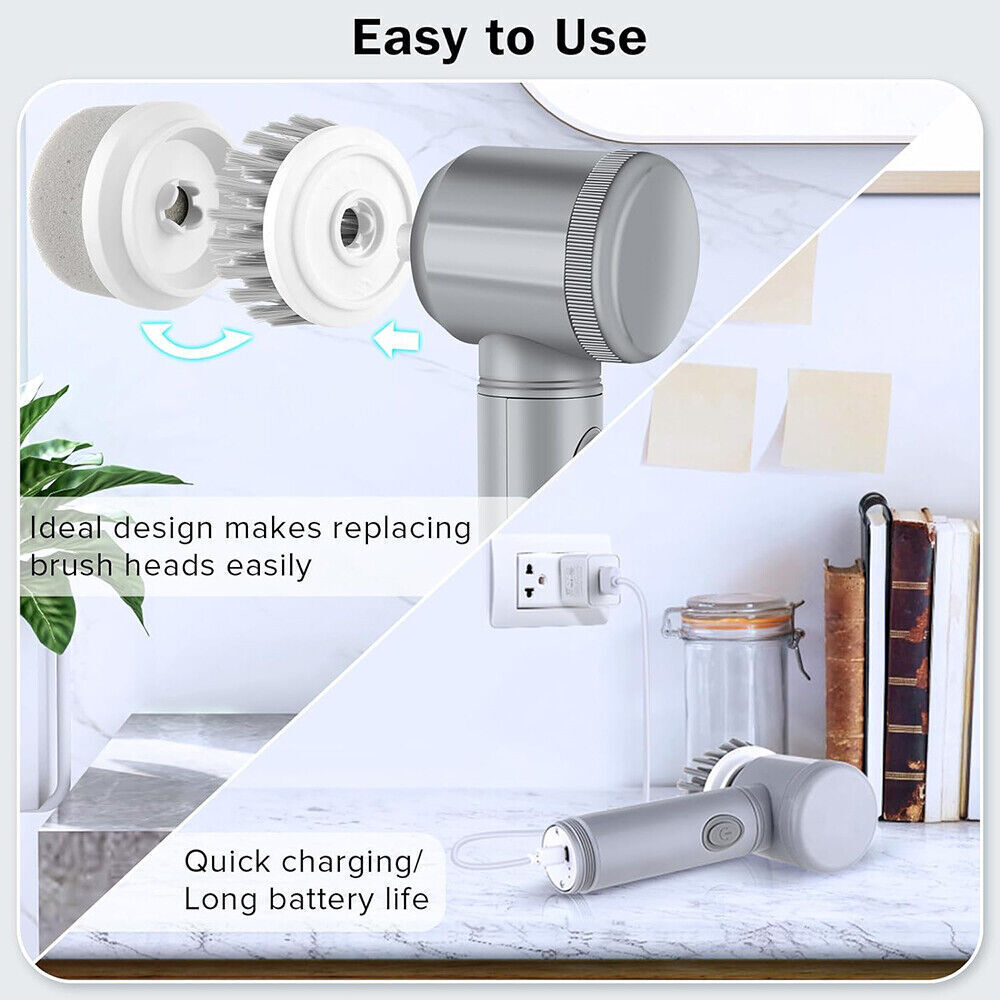 Win a Rechargeable Electric Cordless Spin Scrubber! Turbo cleaning made easy – exclusive giveaway prize only!