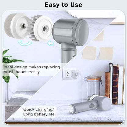 Win a Rechargeable Electric Cordless Spin Scrubber! Turbo cleaning made easy – exclusive giveaway prize only!