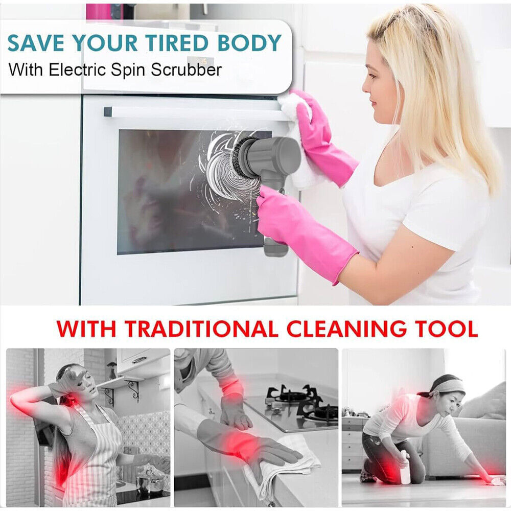 Win a Rechargeable Electric Cordless Spin Scrubber! Turbo cleaning made easy – exclusive giveaway prize only!