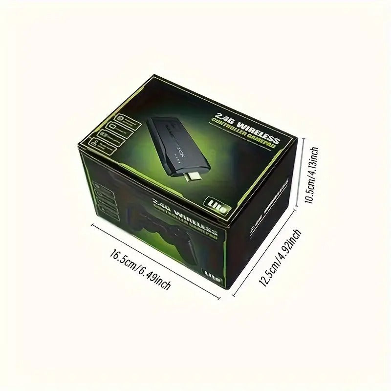 M8 Portable Mini Game Console – 20,000+ Games, 2 Wireless Controllers, 64GB Micro SD, Plug & Play, HDTV Ready