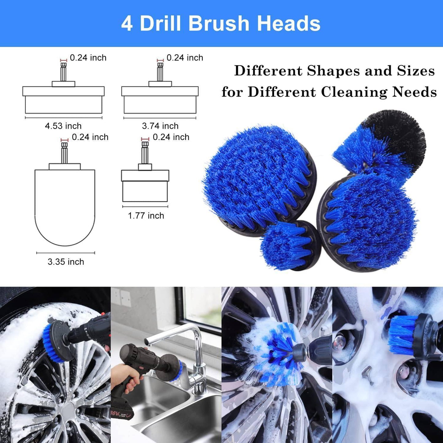 26-Piece Car Detailing Brush Set (Drill Not Included) - SAVE 30%