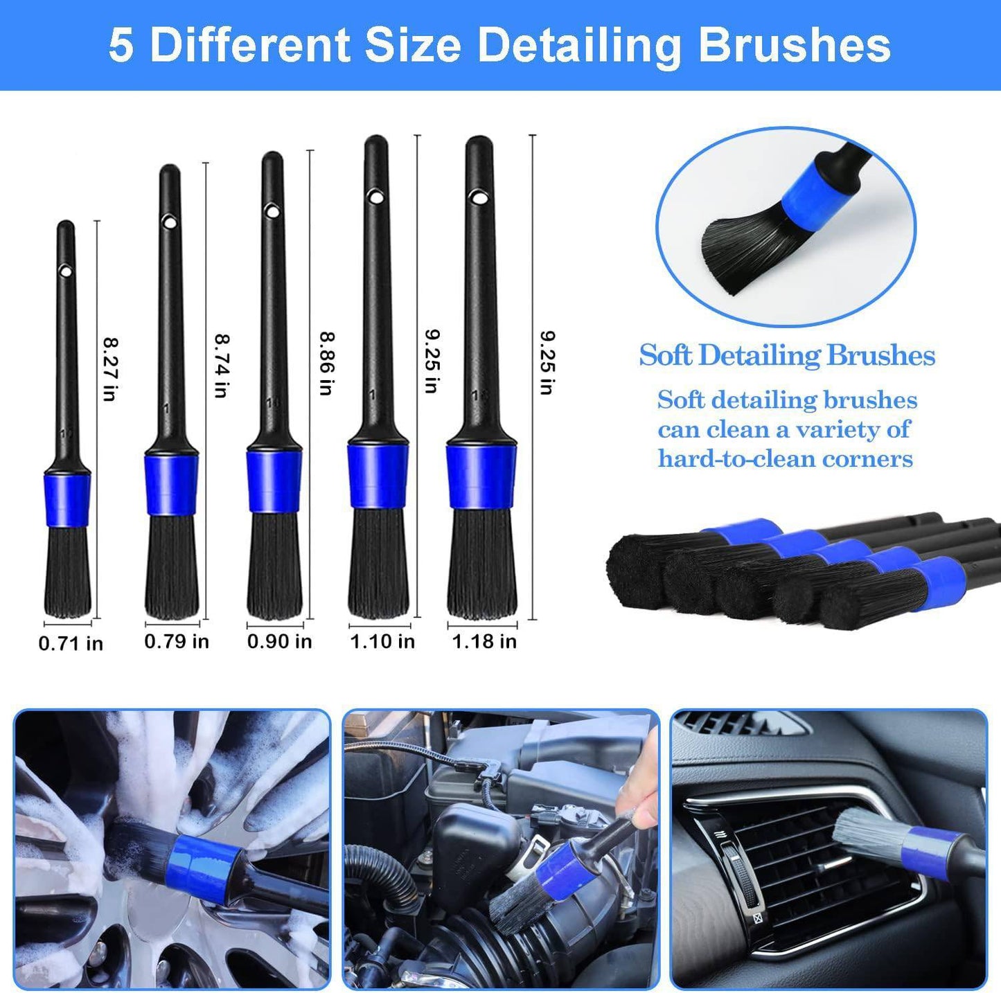 26-Piece Car Detailing Brush Set (Drill Not Included) - SAVE 30%