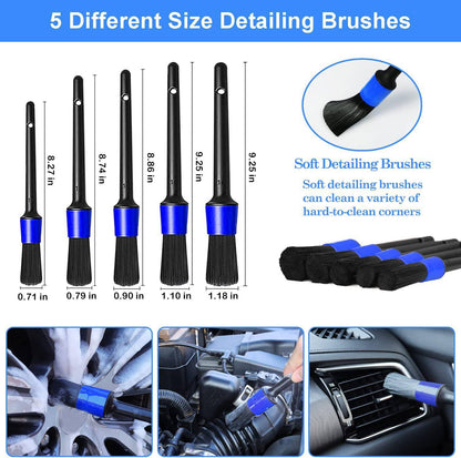 26-Piece Car Detailing Brush Set (Drill Not Included) - SAVE 30%