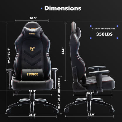350lbs Racing Gaming Chair – Tall Ergonomic Computer Seat