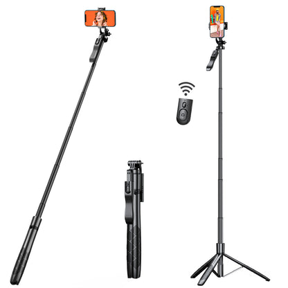 All-in-One 61" Selfie Stick Tripod with Wireless Remote – For iPhone & Android - SAVE $171