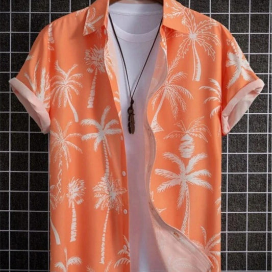 Men’s 3D Printed Hawaiian Beach Shirt – Vibrant Summer Short Sleeve Style | Save 20% Today!