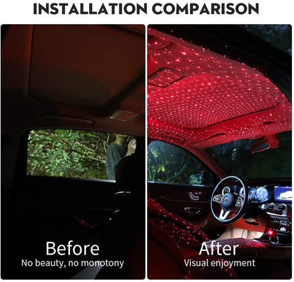 Starry Sky LED Projector – USB Car & Room Light