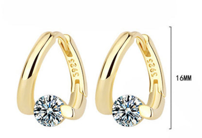 Elegant Short Drop Earrings – Chic Minimalist Design for Women | Save 10% Today