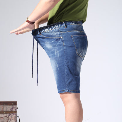 Men’s Summer Elastic Waist Denim Shorts | Save 20% Today!