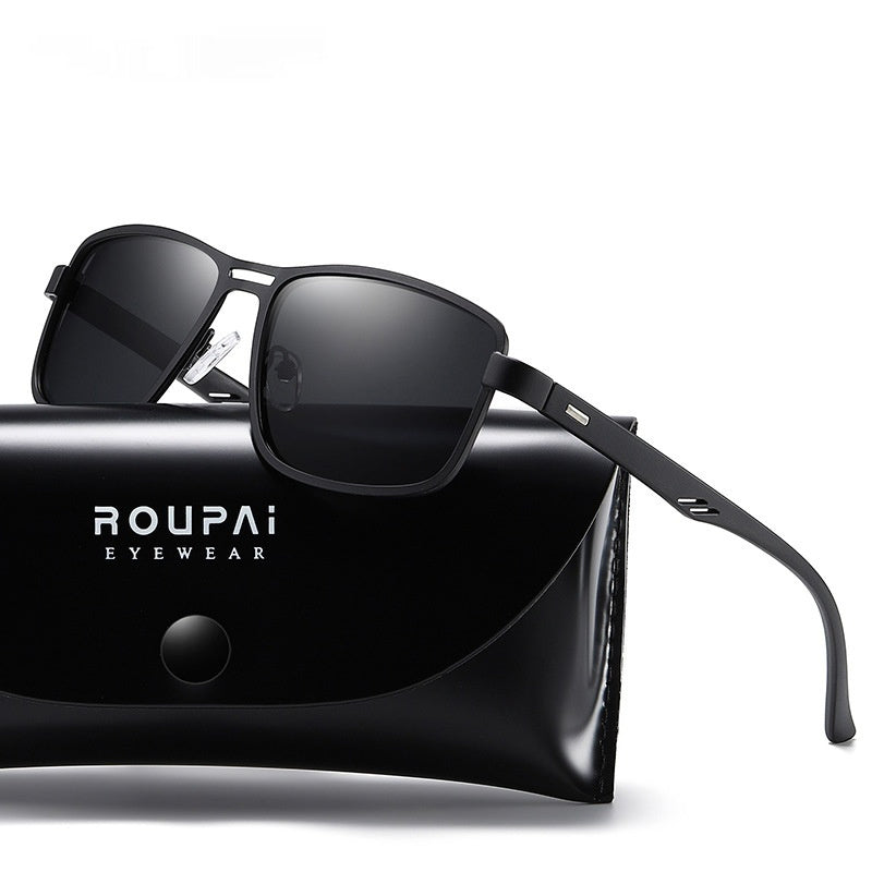 Men’s Retro Square Sunglasses – Classic Vintage Frame & UV Protection (Save 10% Today!)