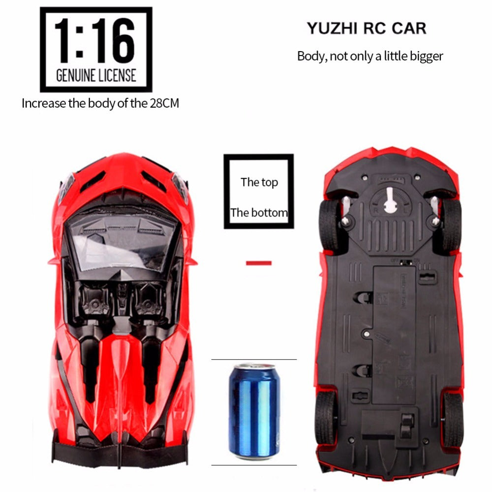 1:16 Scale High-Speed Remote Control Sports Car Model - Save 30%