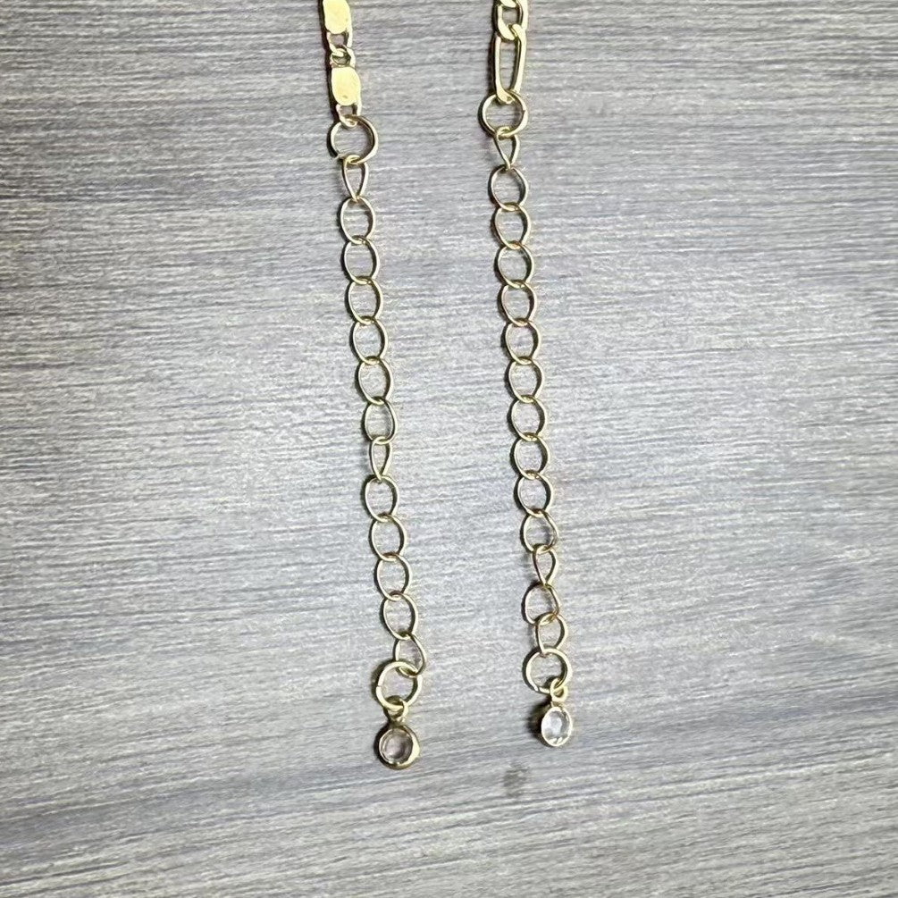 Gold Twin Chain Initial Anklet – Personalized Letter Charm A–Z | Save 10% Today