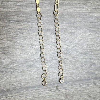 Gold Twin Chain Initial Anklet – Personalized Letter Charm A–Z | Save 10% Today