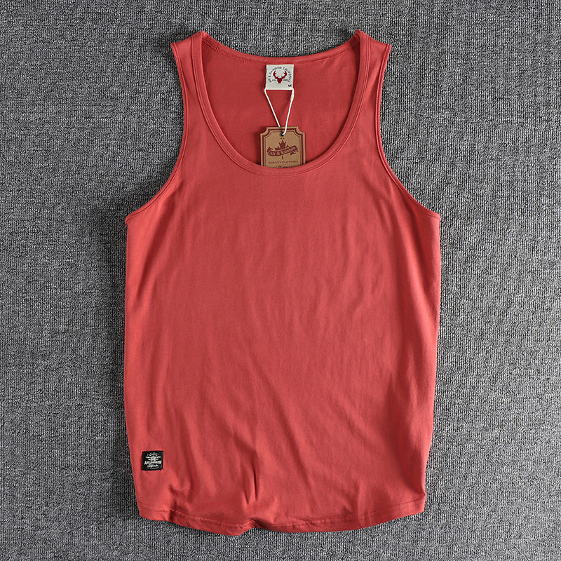 Men’s Summer Slim-Fit Cotton Tank Top | Save 20% Today!
