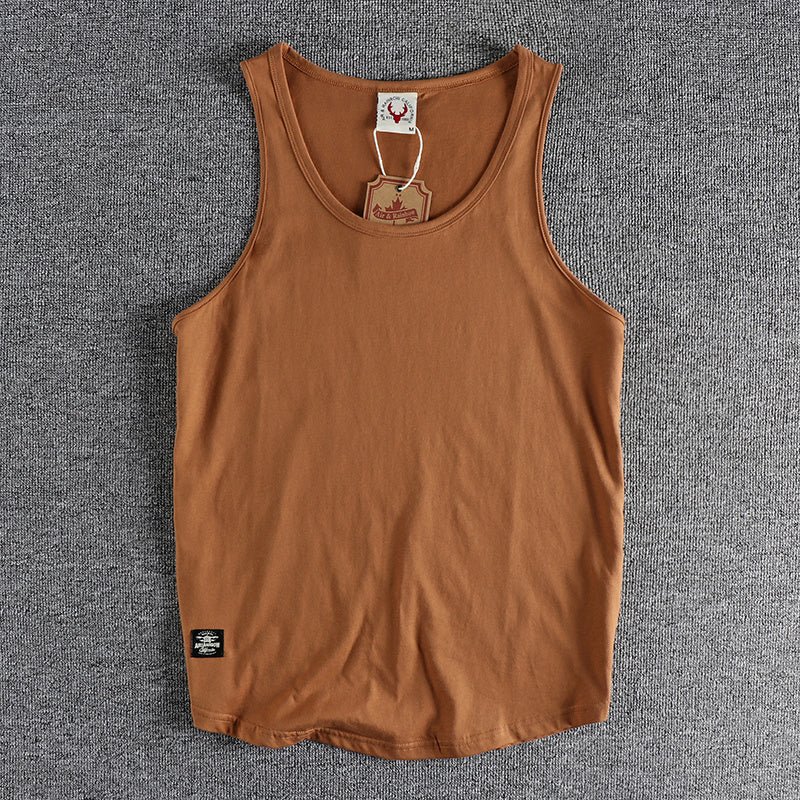 Men’s Summer Slim-Fit Cotton Tank Top | Save 20% Today!