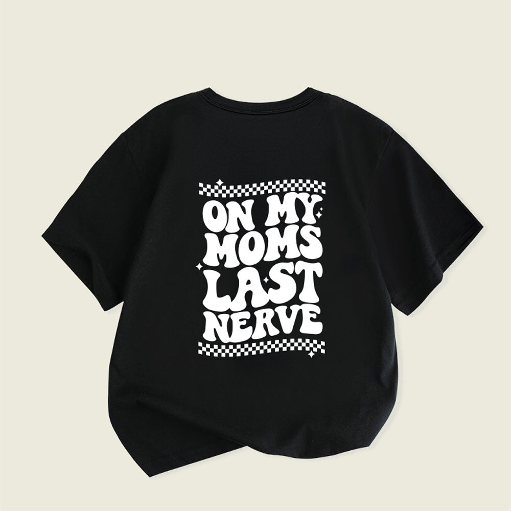 Kids Letter Print Casual Tee – Soft, comfy round-neck design perfect for everyday wear. Save 30% today!