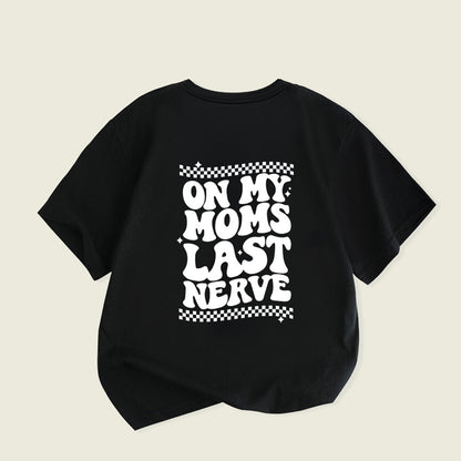 Kids Letter Print Casual Tee – Soft, comfy round-neck design perfect for everyday wear. Save 30% today!