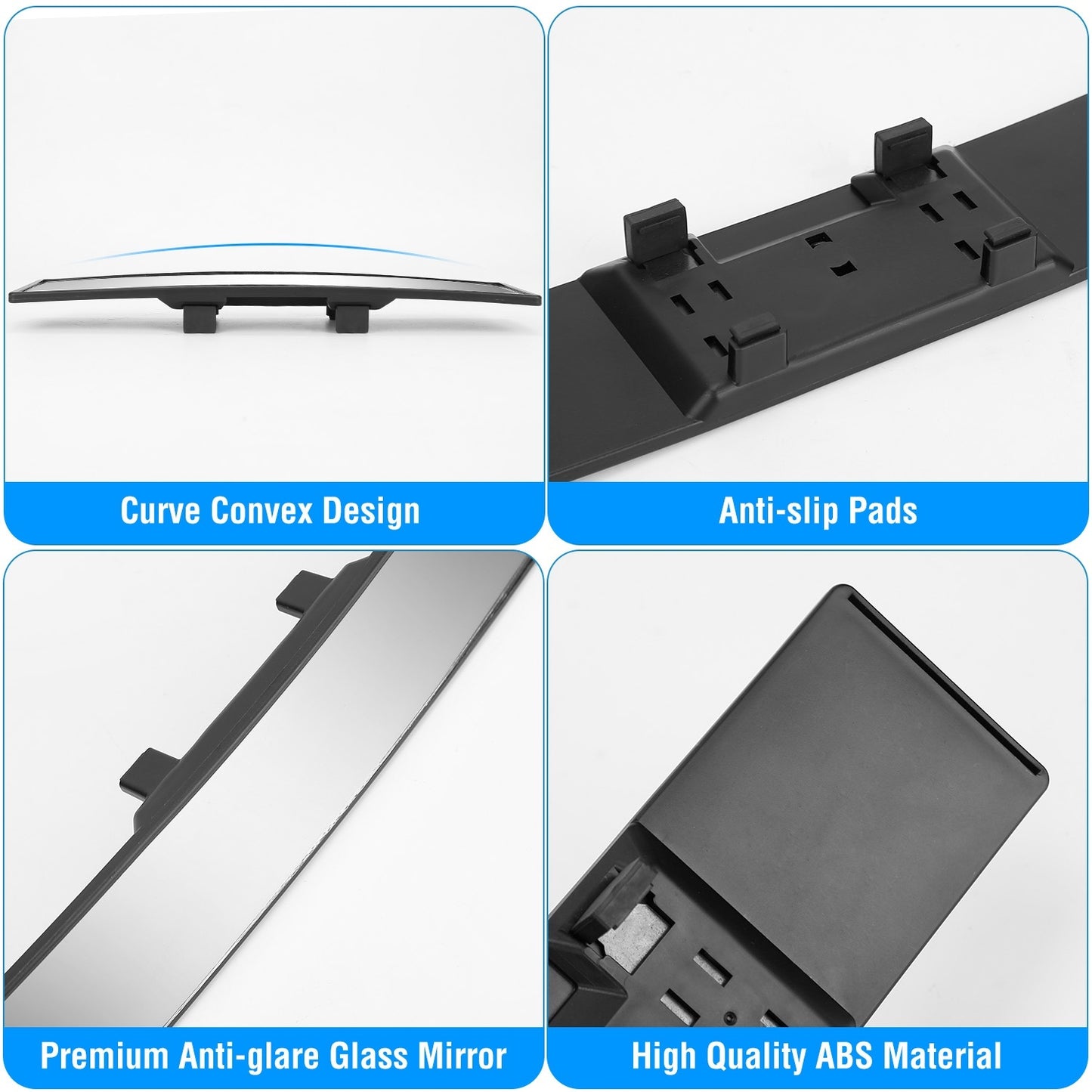 11.4” Clip-On Interior Rearview Mirror – Curved Design - SAVE $80