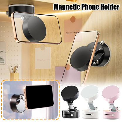 Foldable Magnetic Car Mount – Hands-Free Phone Holder with Suction Cup