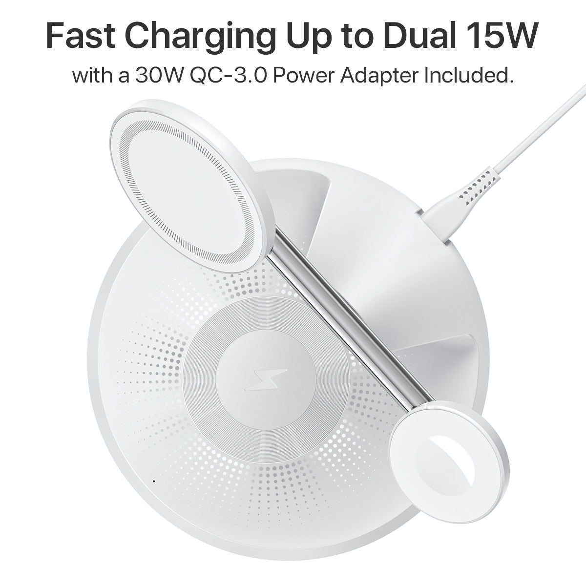 Luxury 3-in-1 MagSafe Charging Stand – Fast, Secure & Stylish - SAVE $83