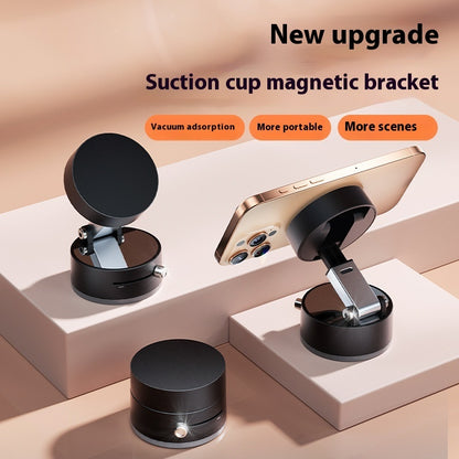 Foldable Magnetic Car Mount – Hands-Free Phone Holder with Suction Cup