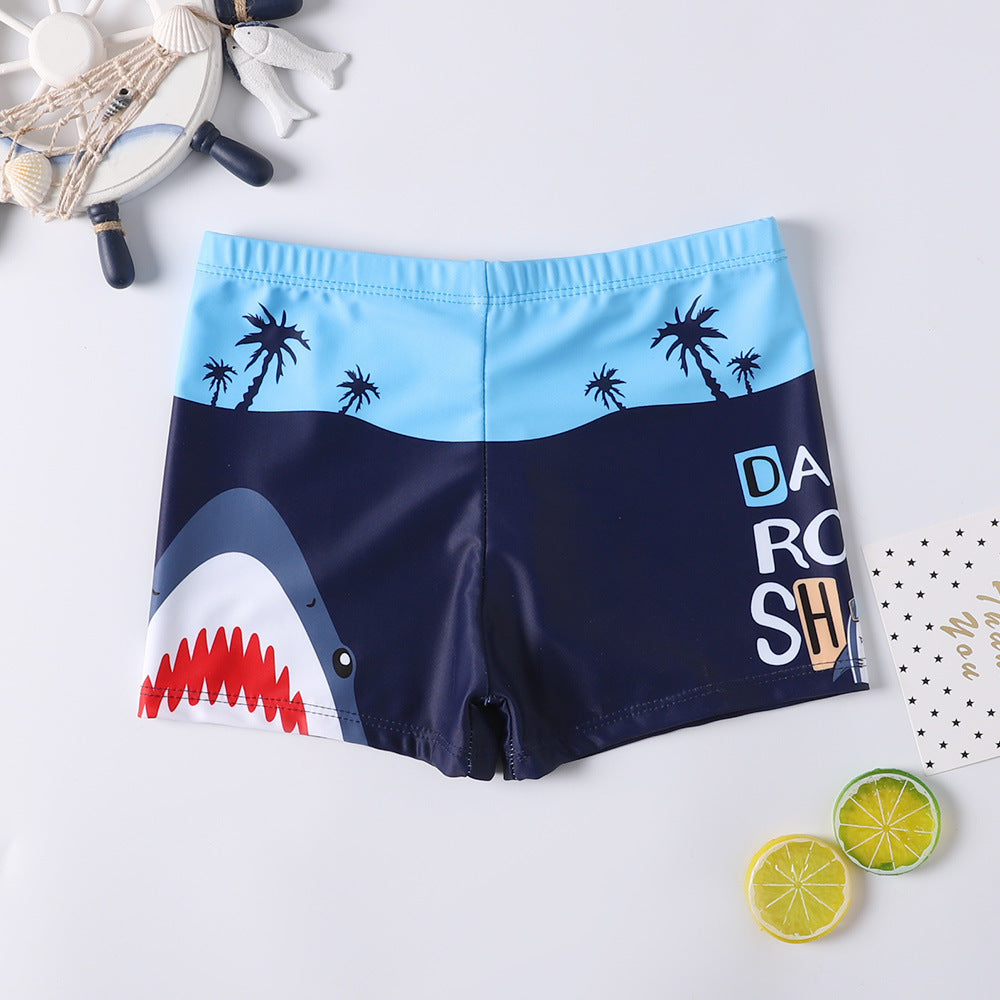 Boys’ Cartoon Print Two-Piece Swimsuit – Save 30% Today!