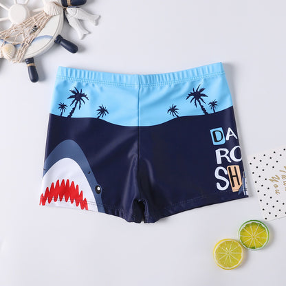 Boys’ Cartoon Print Two-Piece Swimsuit – Save 30% Today!