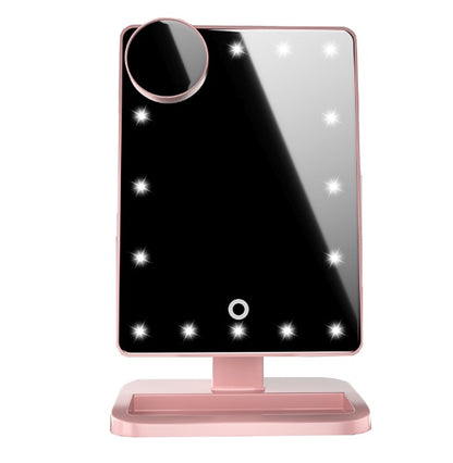LED Bluetooth Makeup Mirror with Touch Control & 10X Magnifier - Save 30%